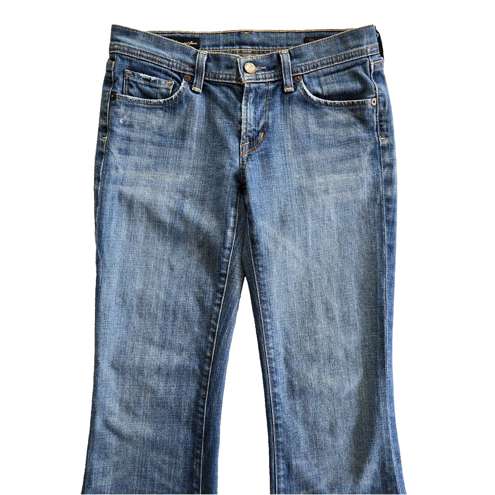 Citizens Of Humanity Jeans Womens 27 Low Rise Flare Distressed Denim Grunge Y2K - Picture 3 of 14